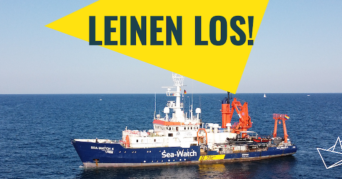 Leinen Los - Die Sea-Watch 4 Startet Zum Ersten Rettungseinsatz ...